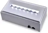 Rectangle Silver LED Base